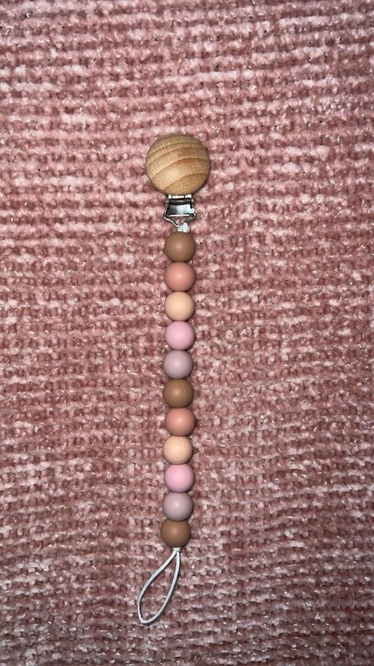 Girl Pacifier Clip